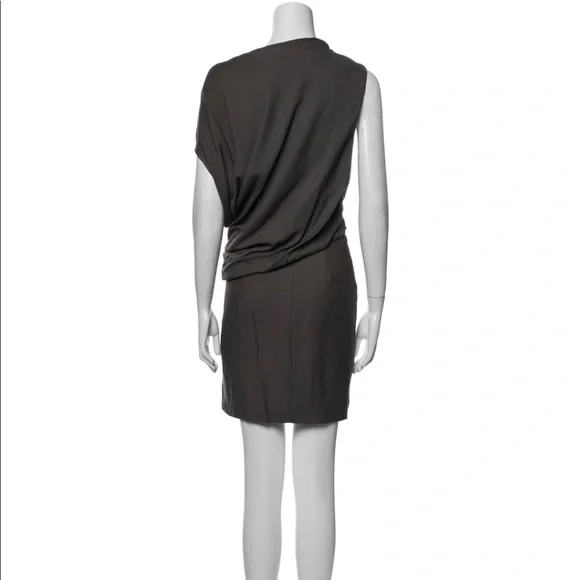 HELMUT LANG black Cowl Neck Mini Dress - Picture 3 of 5